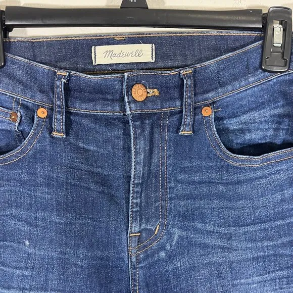 Madewell Women's Tall 9&quot; High Rise Skinny Jeans Size 29T Polly Wash Style F6171