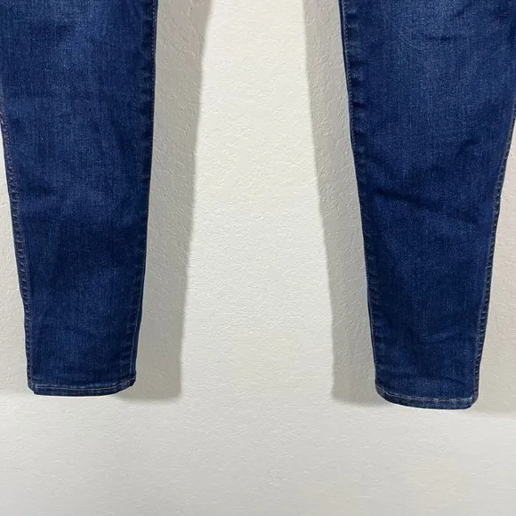 Madewell Women's Tall 9&quot; High Rise Skinny Jeans Size 29T Polly Wash Style F6171