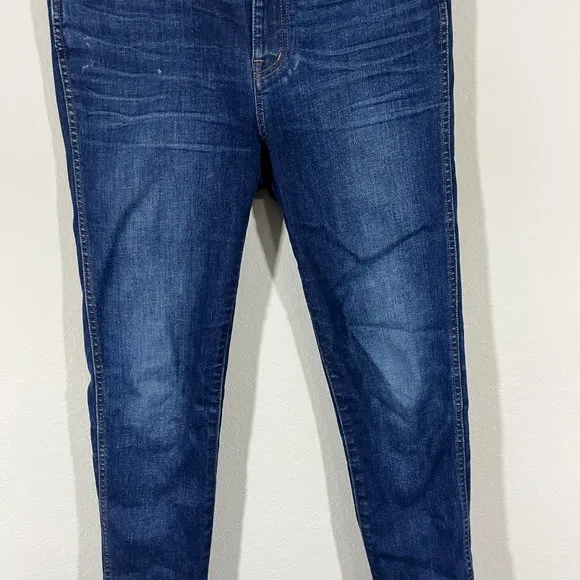 Madewell Women's Tall 9&quot; High Rise Skinny Jeans Size 29T Polly Wash Style F6171