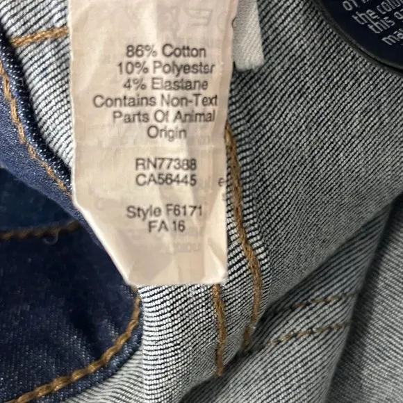 Madewell Women's Tall 9&quot; High Rise Skinny Jeans Size 29T Polly Wash Style F6171