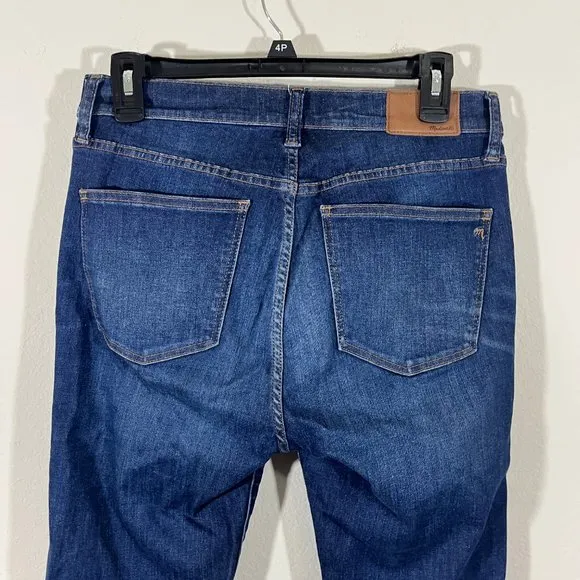 Madewell Women's Tall 9&quot; High Rise Skinny Jeans Size 29T Polly Wash Style F6171