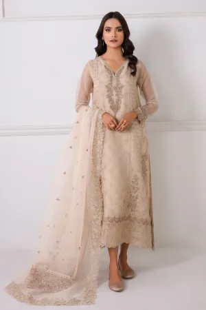 Maria B Pakistani Pink Party Dress In Long Kameez and Capri