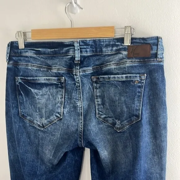 Mavi Jeans Alexa Mid-Rise Skinny Distressed Jeans