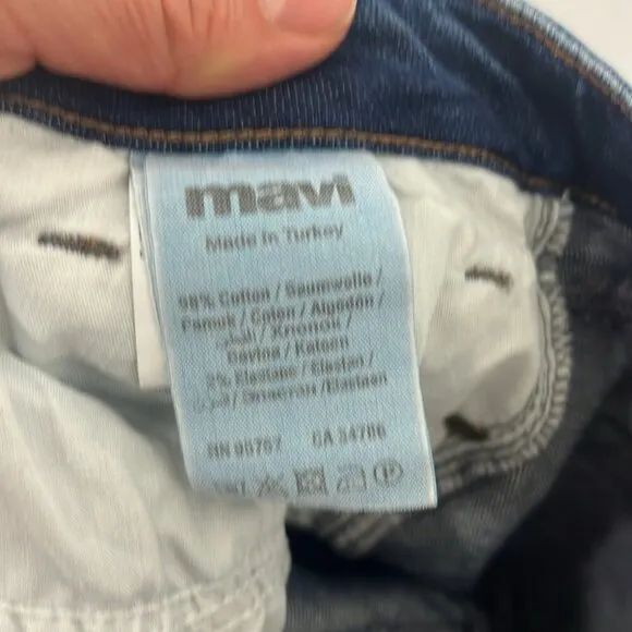 Mavi Jeans Alexa Mid-Rise Skinny Distressed Jeans