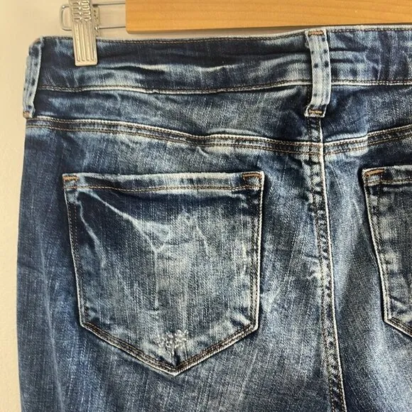 Mavi Jeans Alexa Mid-Rise Skinny Distressed Jeans