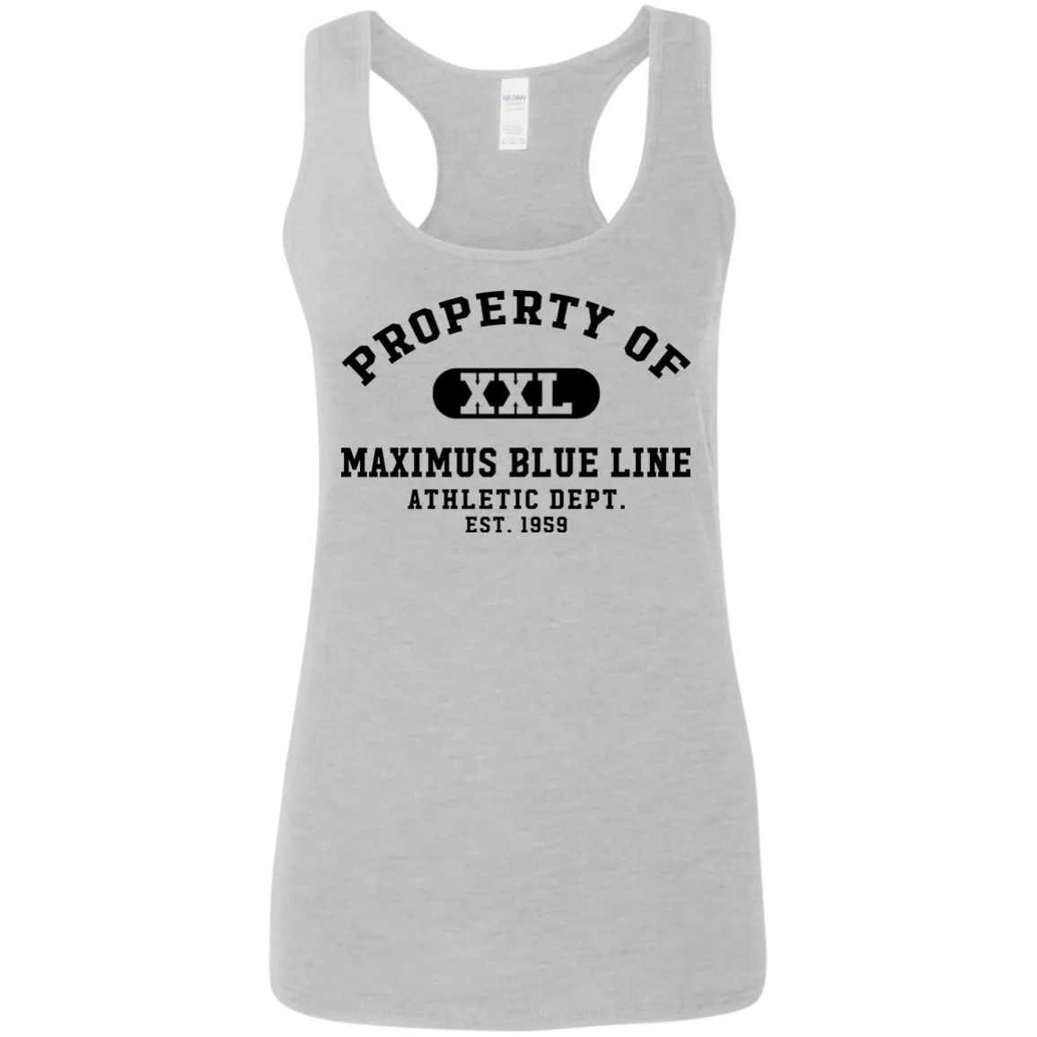 Maximus Blue Line Athletic dept. Ladies' Softstyle Racerback Tank