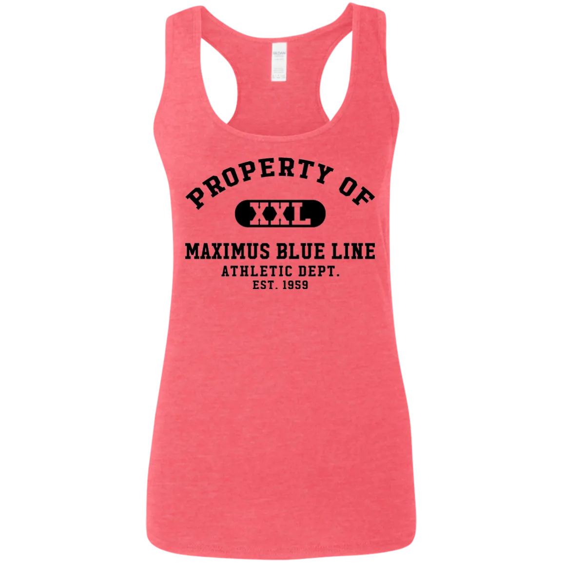 Maximus Blue Line Athletic dept. Ladies' Softstyle Racerback Tank