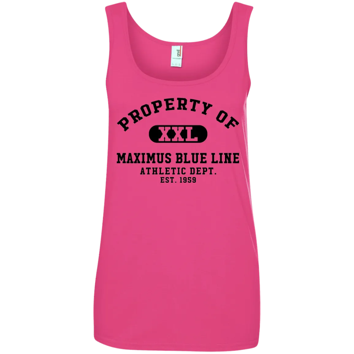 Maximus Blue Line Athletic dept.  Ringspun Cotton Tank Top