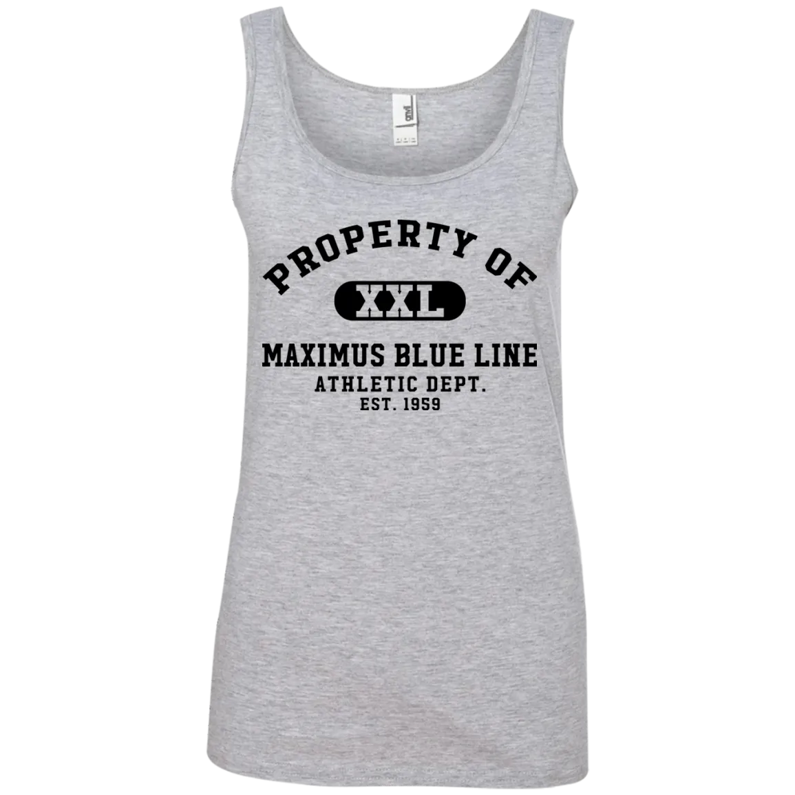 Maximus Blue Line Athletic dept.  Ringspun Cotton Tank Top
