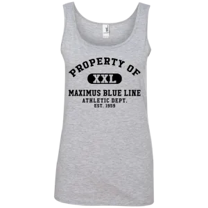 Maximus Blue Line Athletic dept.  Ringspun Cotton Tank Top