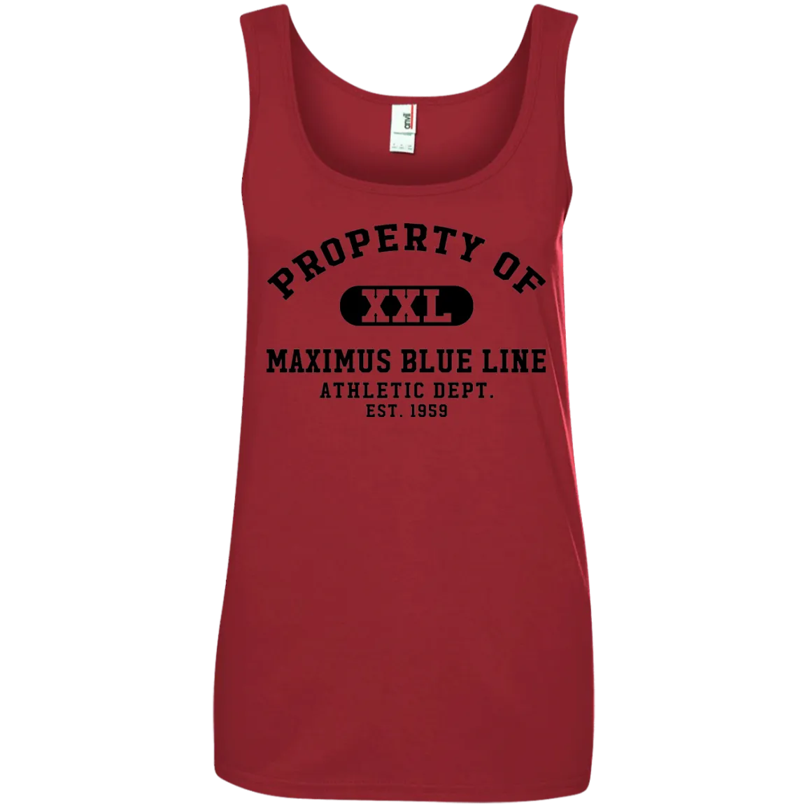 Maximus Blue Line Athletic dept.  Ringspun Cotton Tank Top