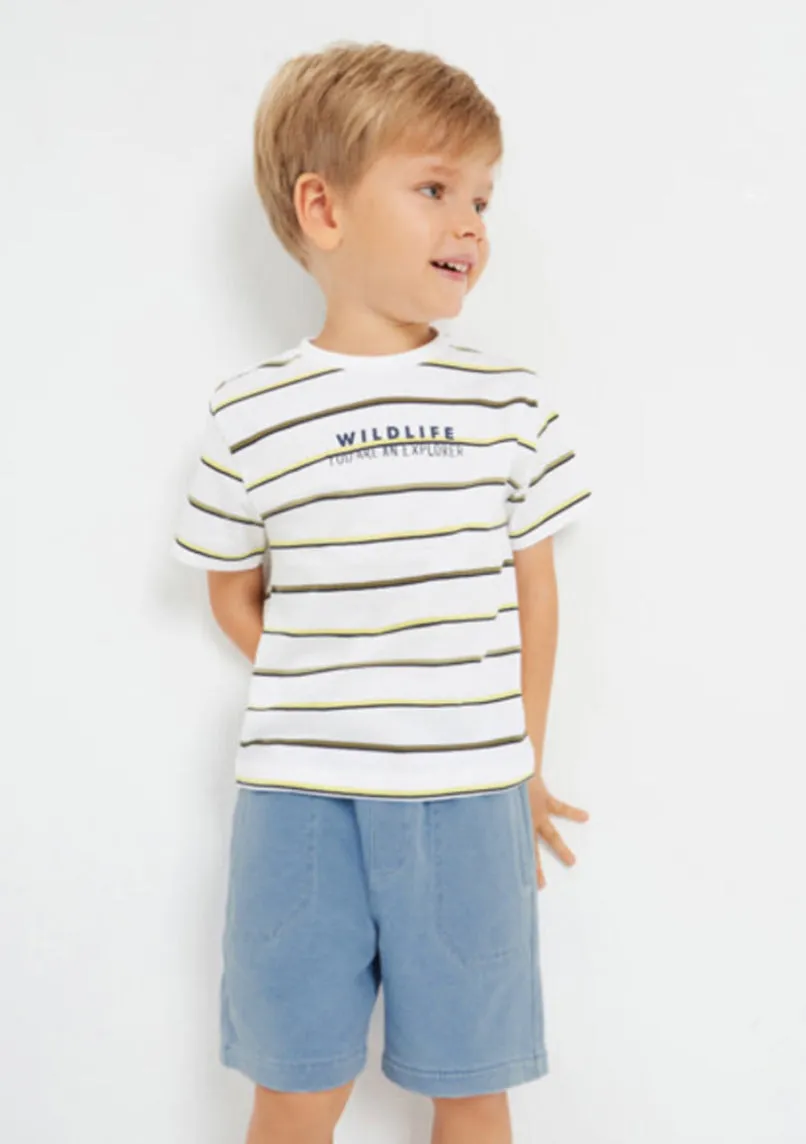 Mayoral Denim Bermuda Shorts: Size 3 to 9 Years