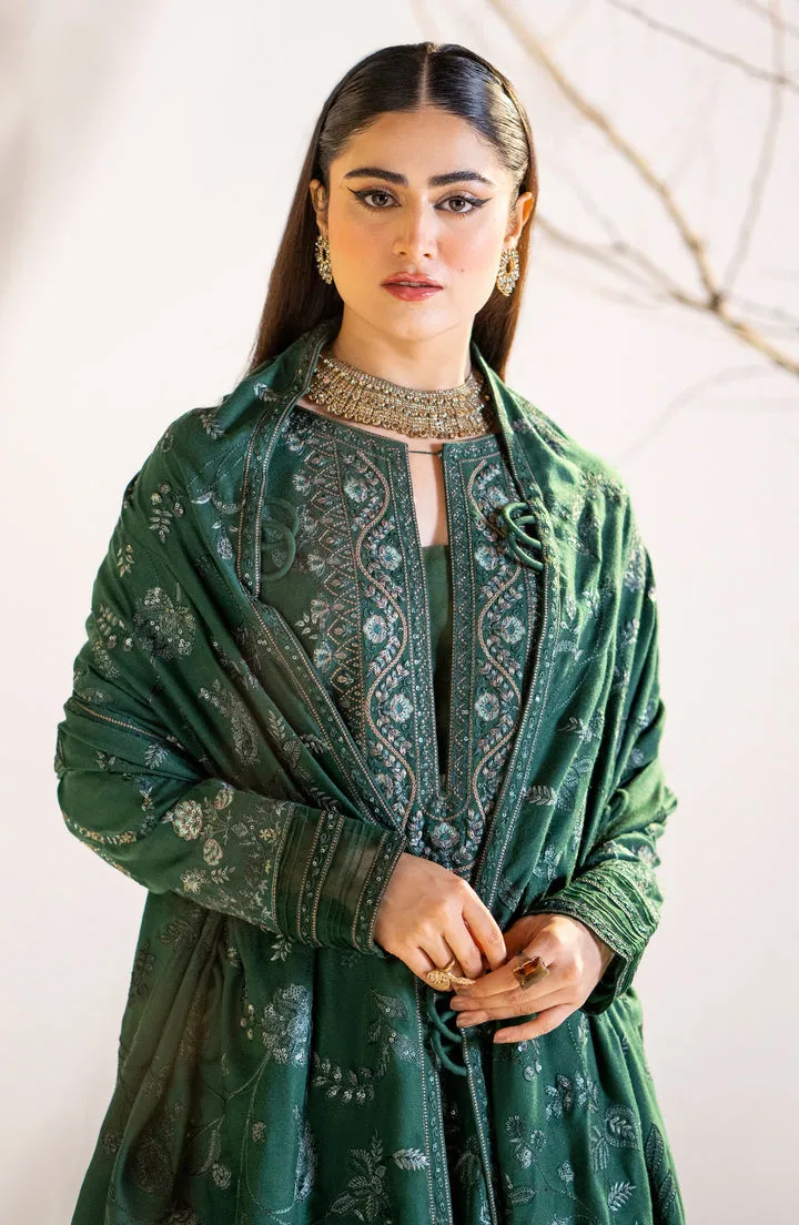 Mehndi Green Embroidered Pakistani Salwar Kameez Style Suit