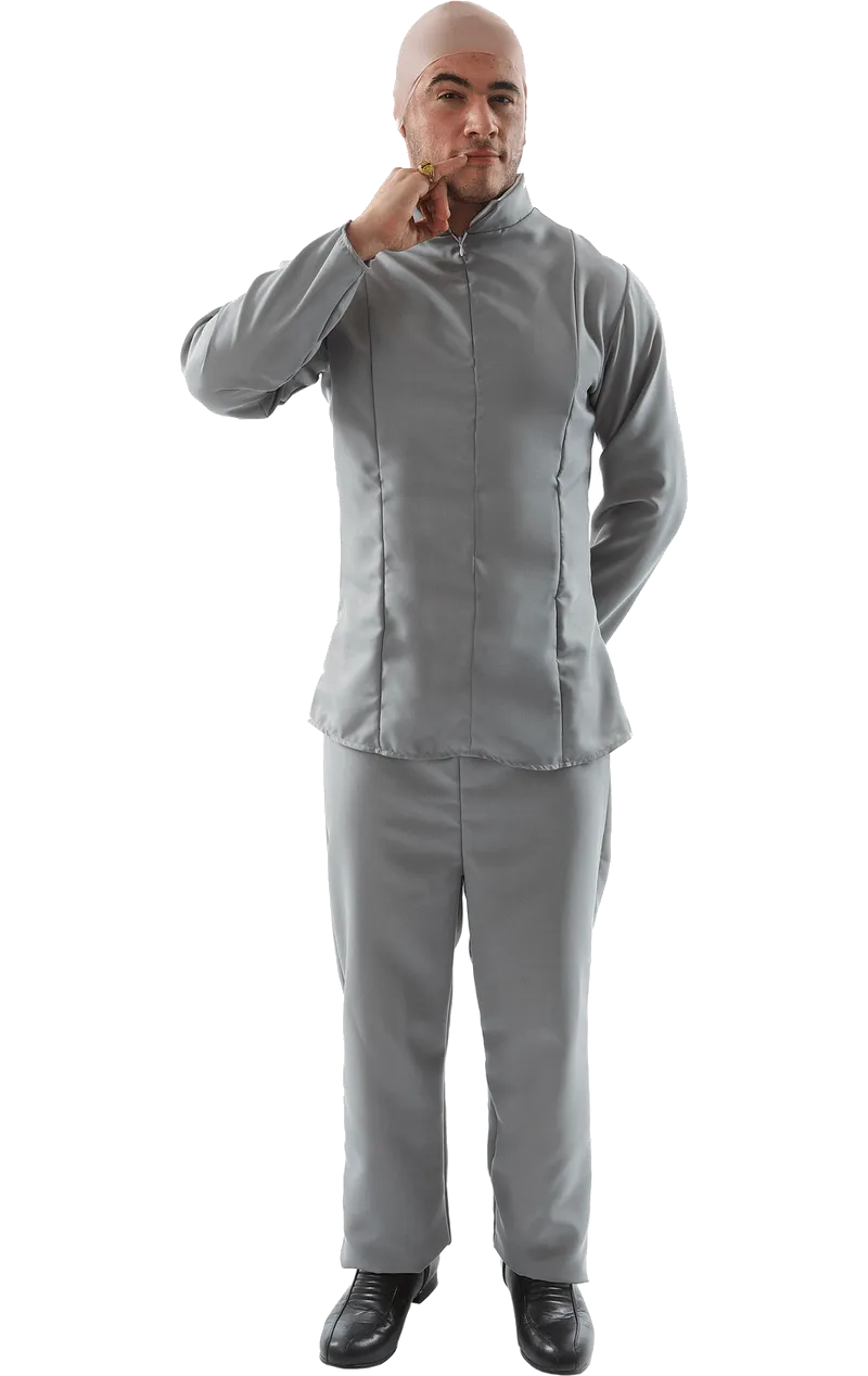 Mens Dr. Evil Austin Powers Costume