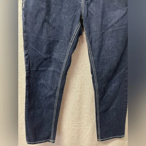 MISS ME Easy Skinny JE5735ESN Fleur de Lis Stretch BLING Dark Wash | size 28