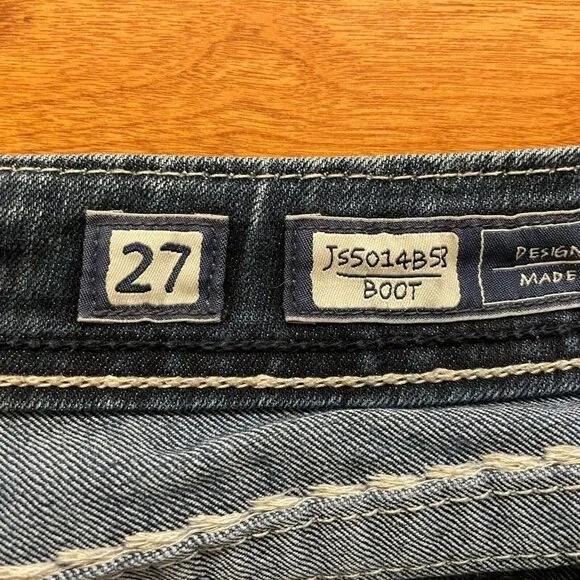 Miss Me J55014B53 Boot Cut Jeans Dark Wash Flap Pocket