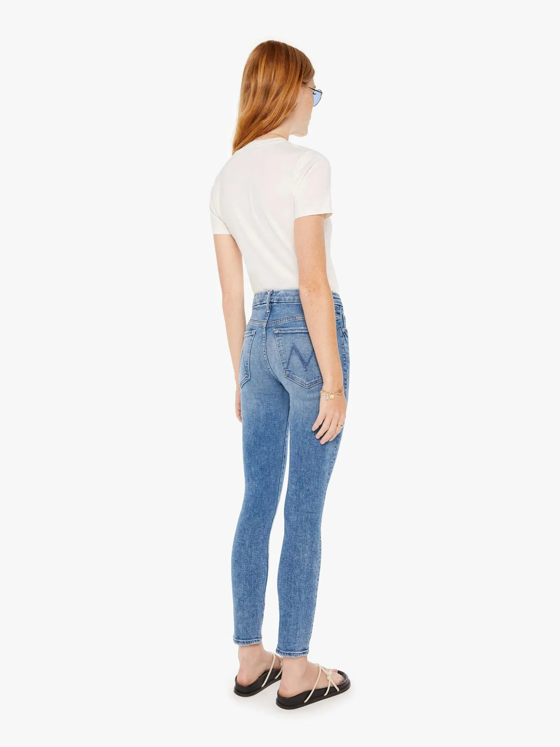 Mother High Waisted Looker Ankle
