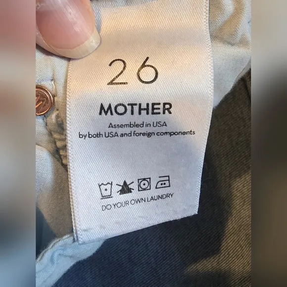 MOTHER High Waisted Looker Skinny Jeans Size 26
