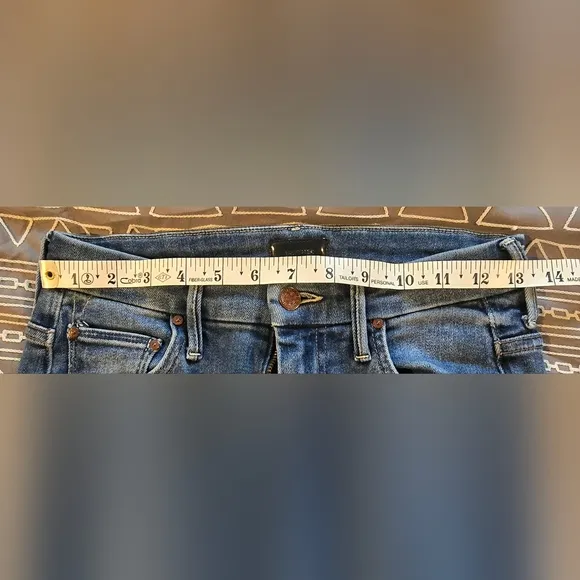 MOTHER High Waisted Looker Skinny Jeans Size 26