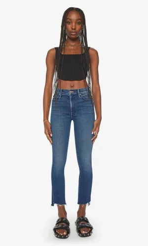Mother The Insider Crop Step Fray Jeans - Sake To Me