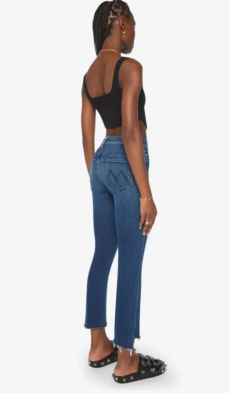 Mother The Insider Crop Step Fray Jeans - Sake To Me