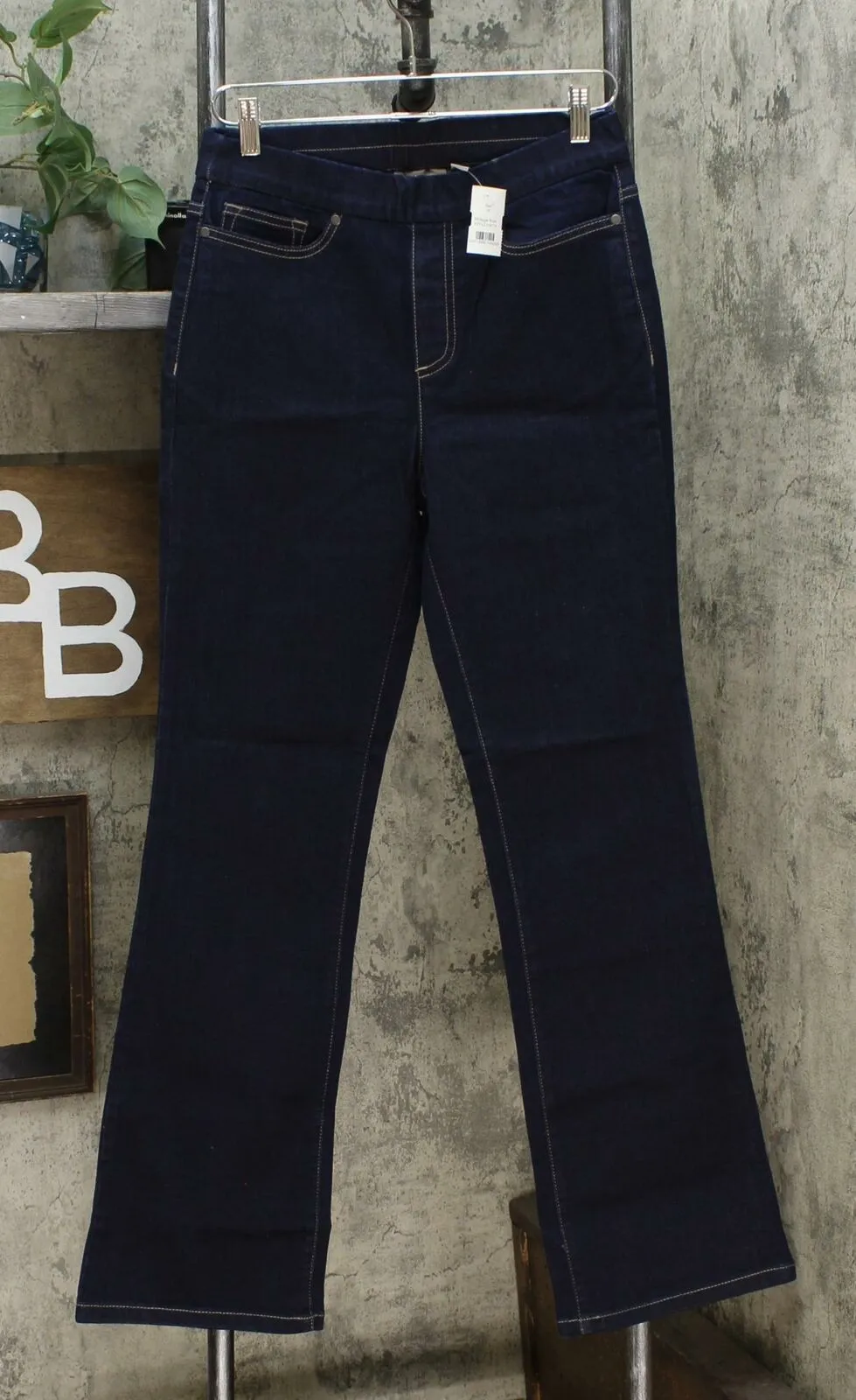 MOTTO Women's Stretch Denim Pull On Boot Cut Jeans