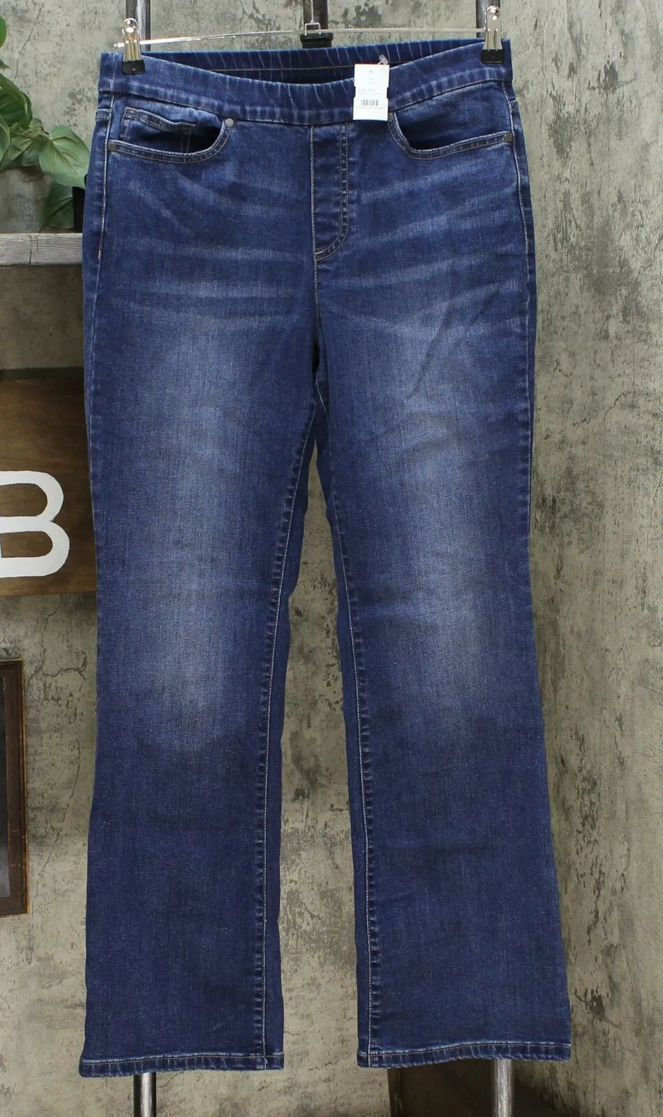 MOTTO Women's Stretch Denim Pull On Boot Cut Jeans