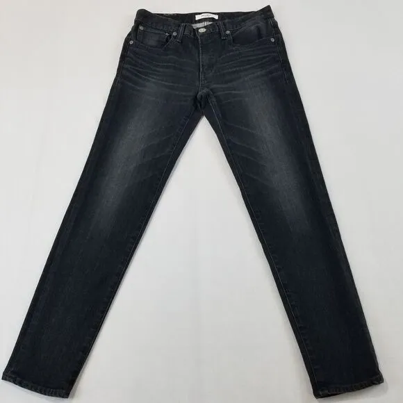 Moussy Vintage Jeans 26 MVS Skinny Black Classic Grunge Japanese 010BSC12-2380