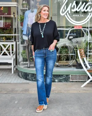 MR NON DISTRESSED BOOTCUT BY JUDY BLUE - CURVY