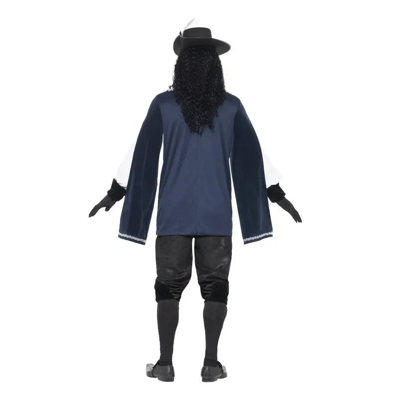 Musketeer Male Costume, With Top, Hat