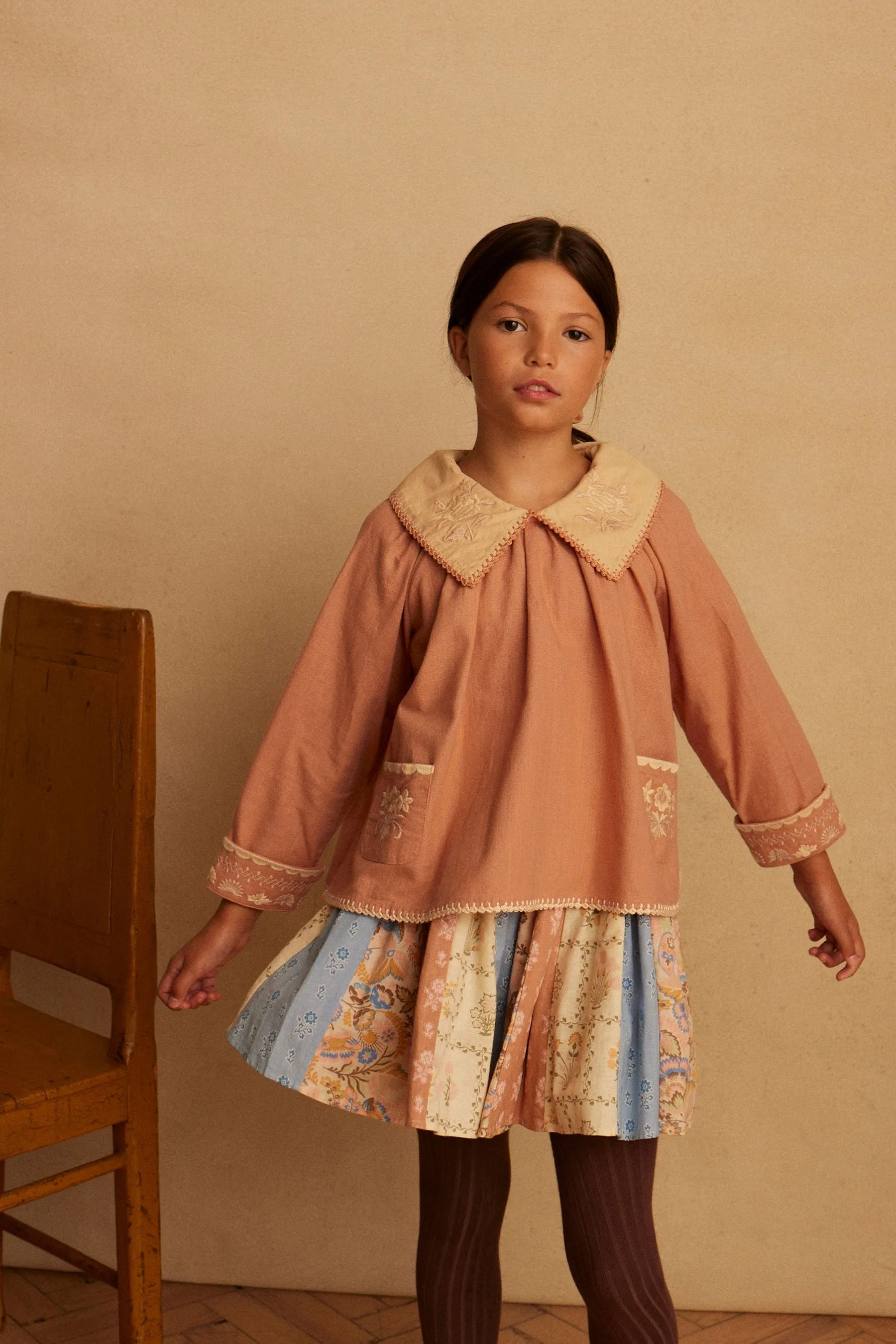 Myra Blouse, Desert Rose