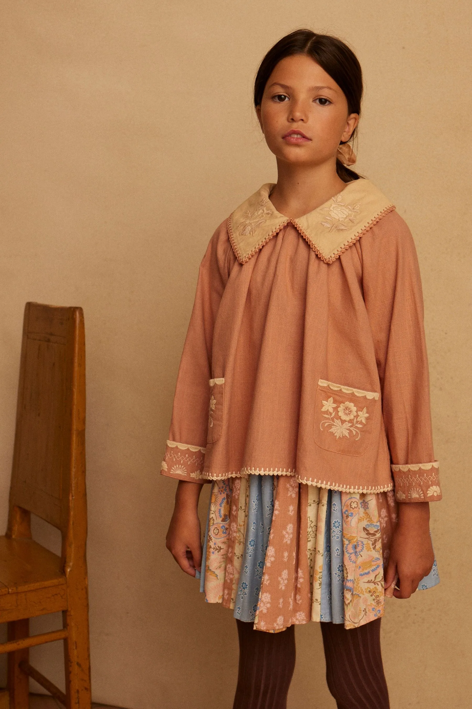 Myra Blouse, Desert Rose
