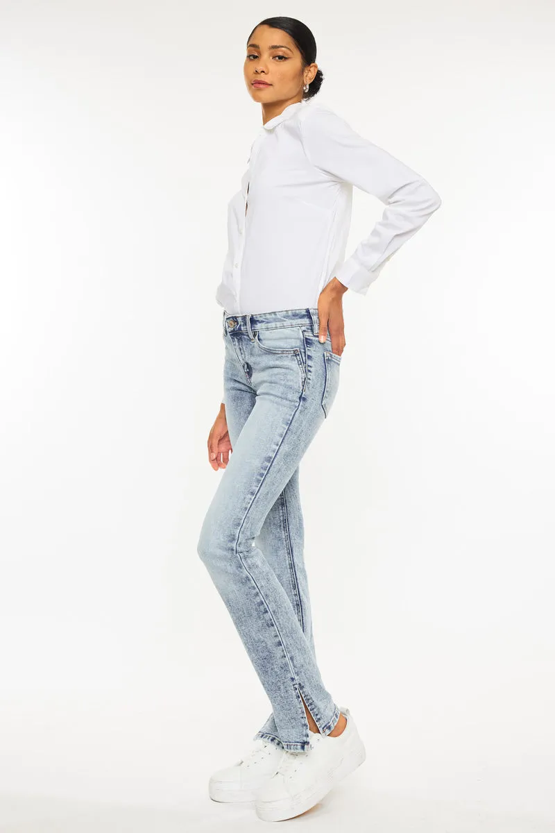 Nadia Mid Rise Y2K Bootcut Jeans
