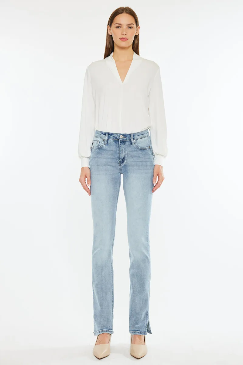 Nadia Mid Rise Y2K Bootcut Jeans