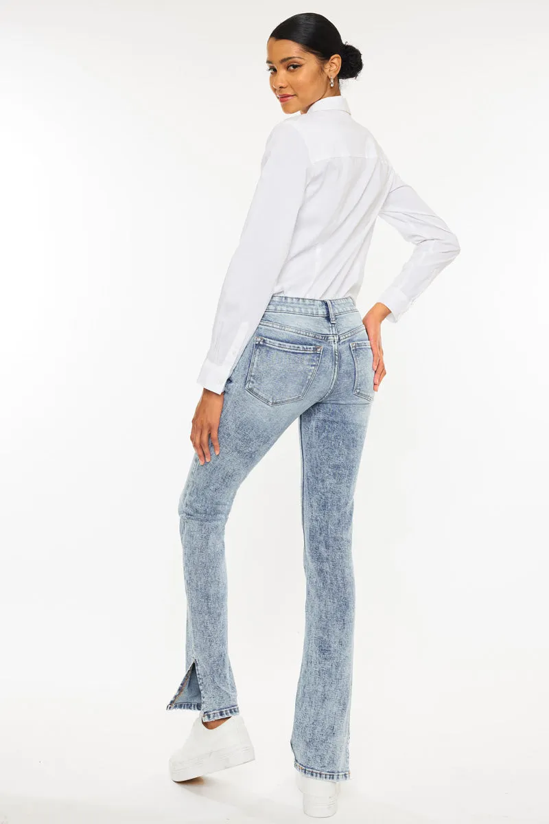 Nadia Mid Rise Y2K Bootcut Jeans