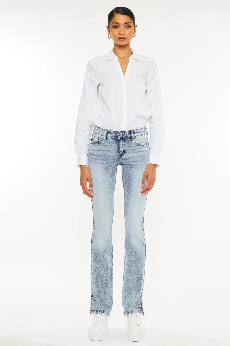 Nadia Mid Rise Y2K Bootcut Jeans