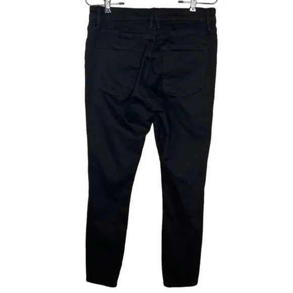 New Good American GOOD LEGS COATED JEANS Black 001 Skinny za.