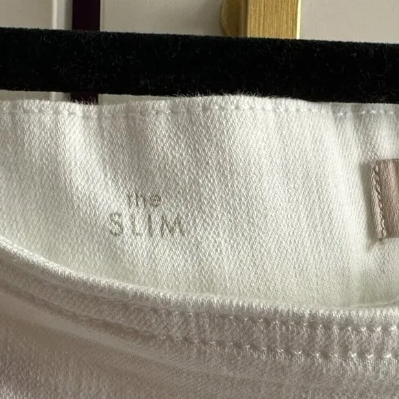 NEW Liverpool Gia Glider Slim Pull-On Skinny Jeans in Bright White Size 18W