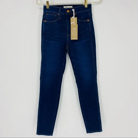 NEW Madewell 10&quot; High Rise Skinny Jean Tarren 24