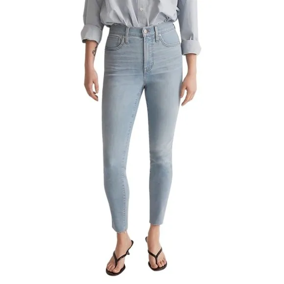 NWOT MADEWELL | 10” High-Rise Skinny Jeans in Charlemont Wash | Size 28