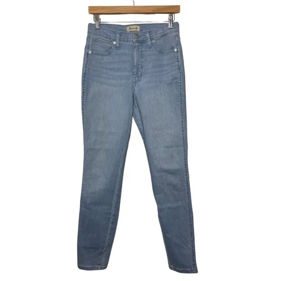NWOT MADEWELL | 10” High-Rise Skinny Jeans in Charlemont Wash | Size 28