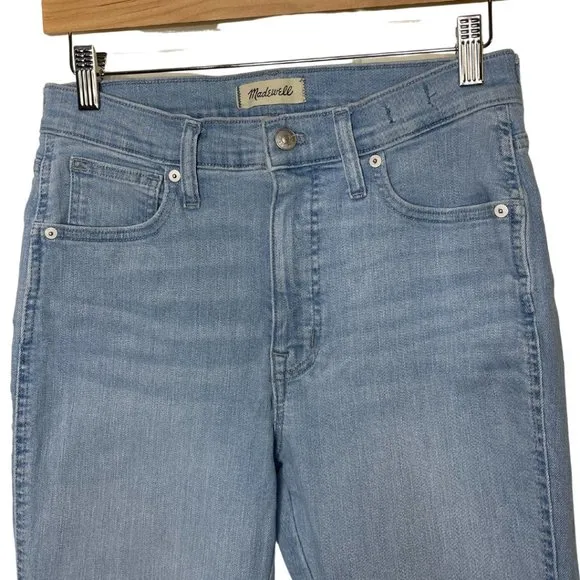 NWOT MADEWELL | 10” High-Rise Skinny Jeans in Charlemont Wash | Size 28
