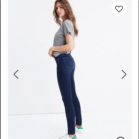 NWT Madewell “10 high rise skinny jeans