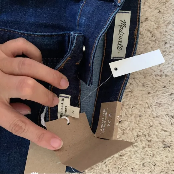 NWT Madewell “10 high rise skinny jeans