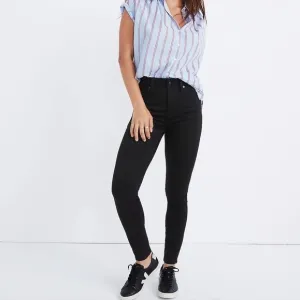 NWT Madewell Curvy High Rise Skinny Jean in black
