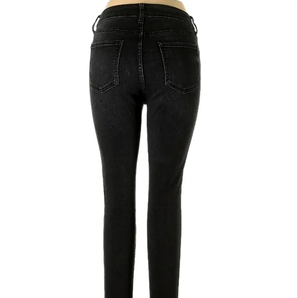 NWT Women's Just USA Washed Black High Rise Skinny Jeans