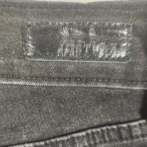 NWT Women's Just USA Washed Black High Rise Skinny Jeans