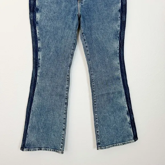 NWT Wrangler Westward 626 Bootcut Jeans Two Tone Side Stripe Size 31 x 30