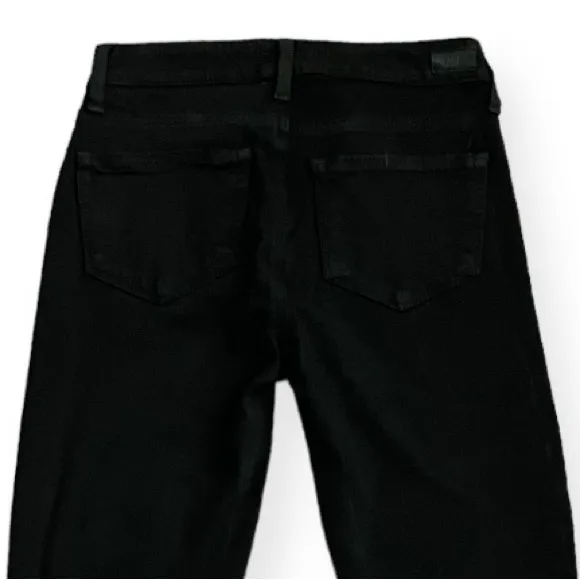 Paige Dusty Black Hoxton Ankle Skinny Jean in Size 25