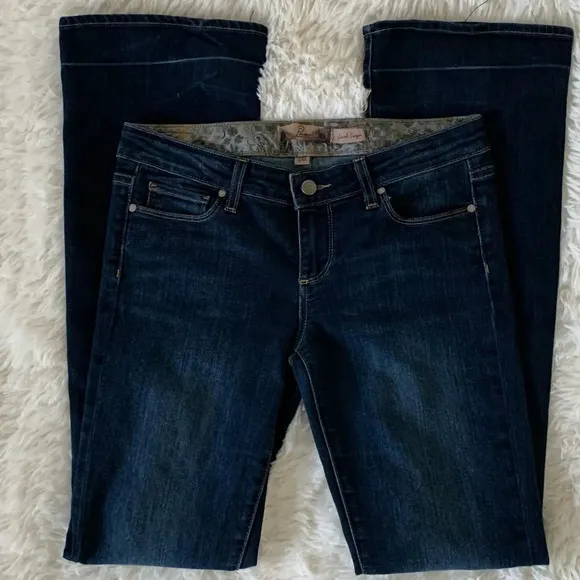 Paige Laurel Canyon low waist bootcut jeans, 28